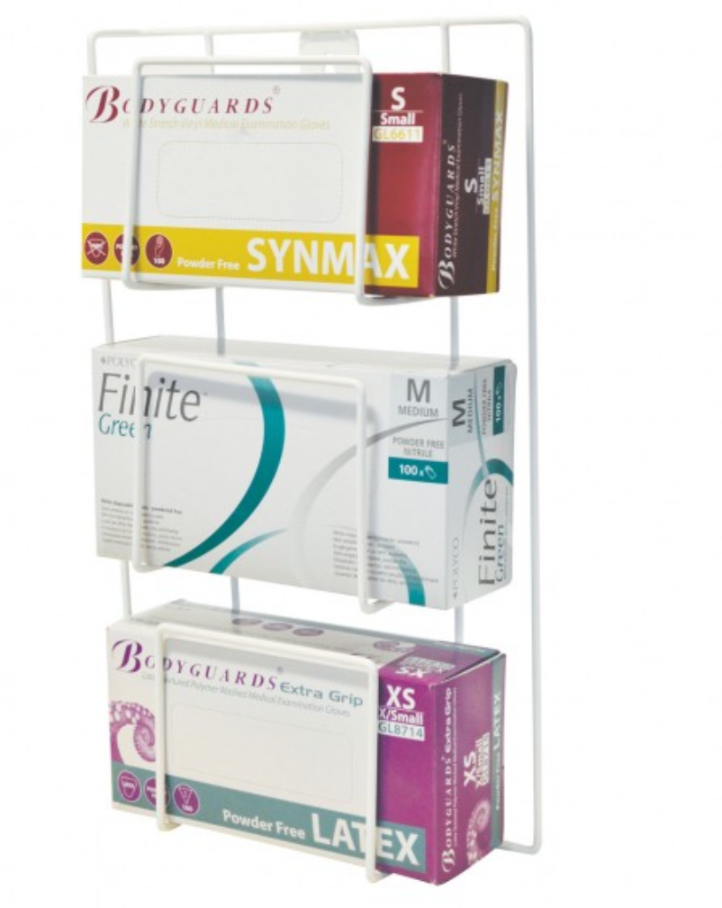 Universal Triple Glove Dispenser Rack