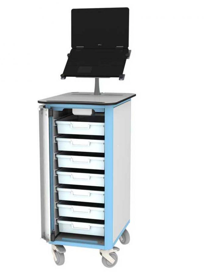 Medi-Storage EPMA Slim Dispensing Cart - MPCART004