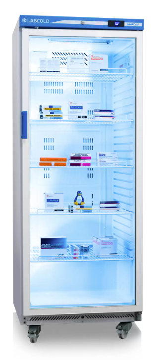 Labcold Glass door Free standing Pharmacy refrigerator RLDF1819