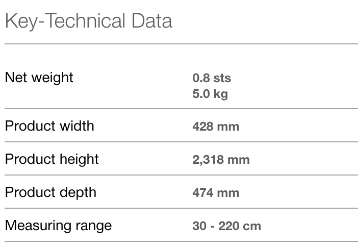 Seca 264 Height measure