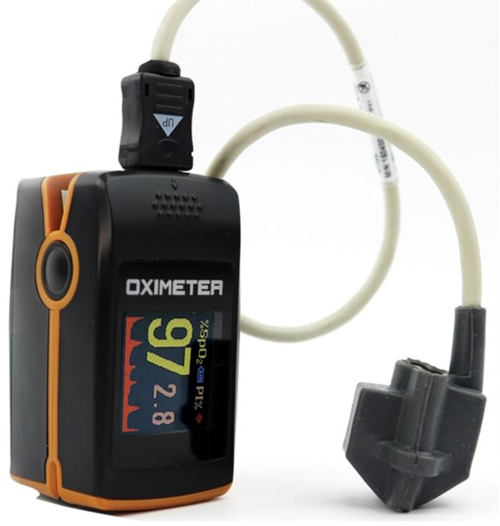 Creative PC-60E Finger Pulse Oximeter with Additional Paediatric Silicone Sensor