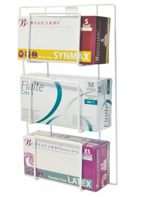 Universal Triple Glove Dispenser Rack