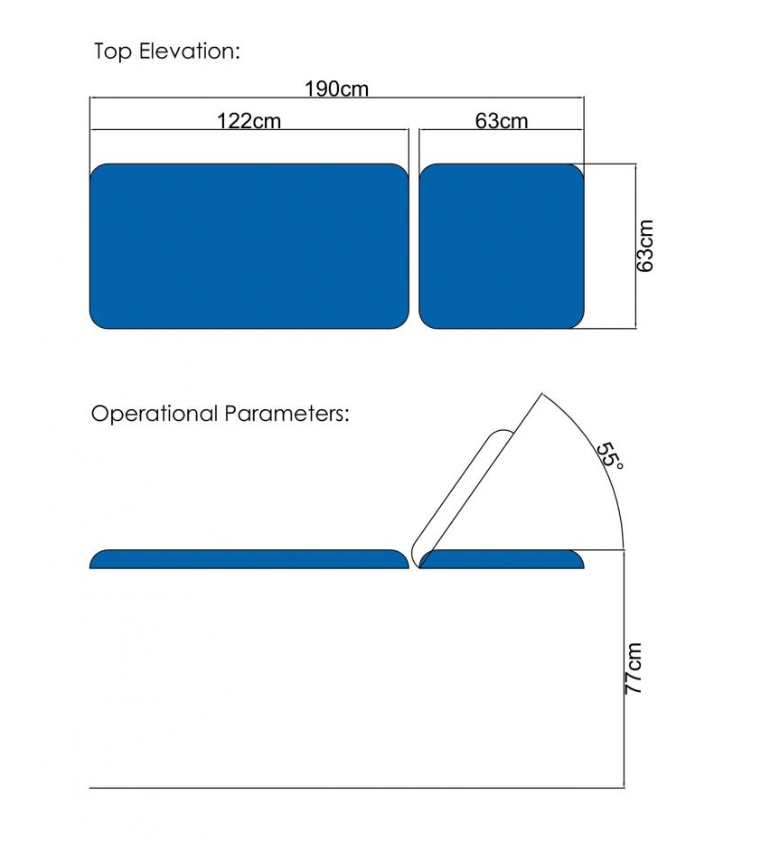 Practice Plinth – Fixed Height Couch
