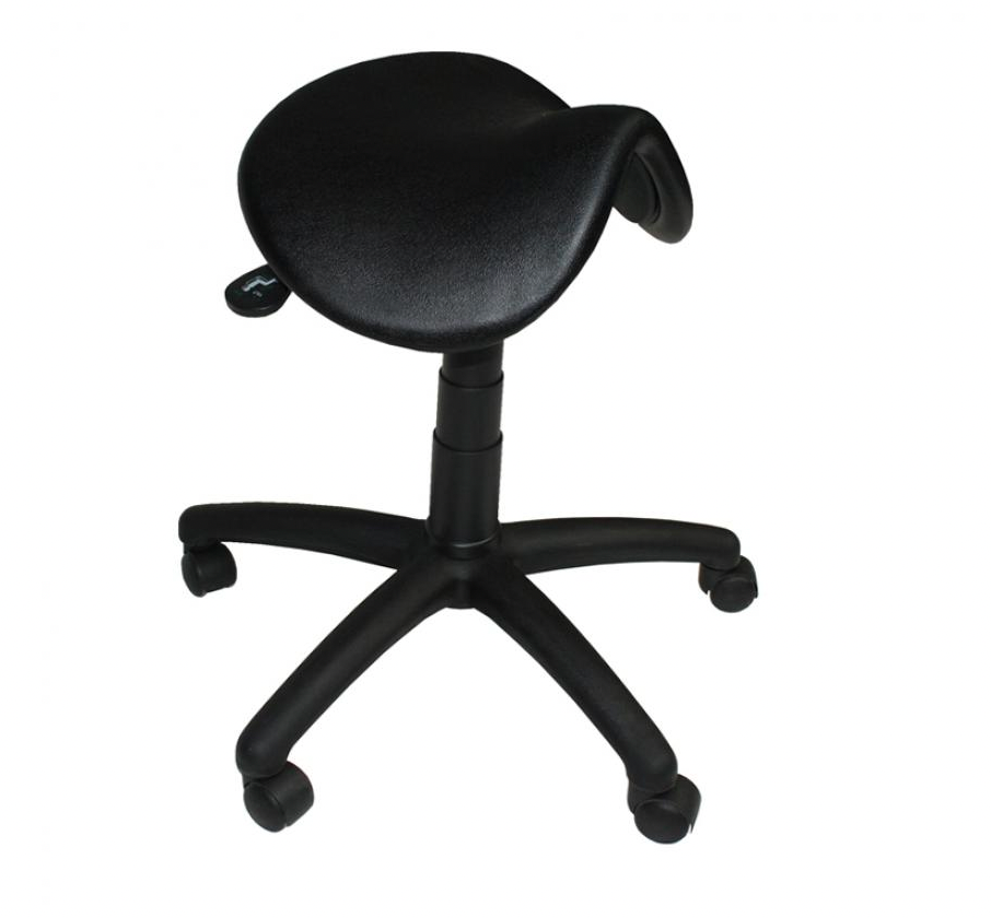 PU Seated Saddle Stool - SAD01PU