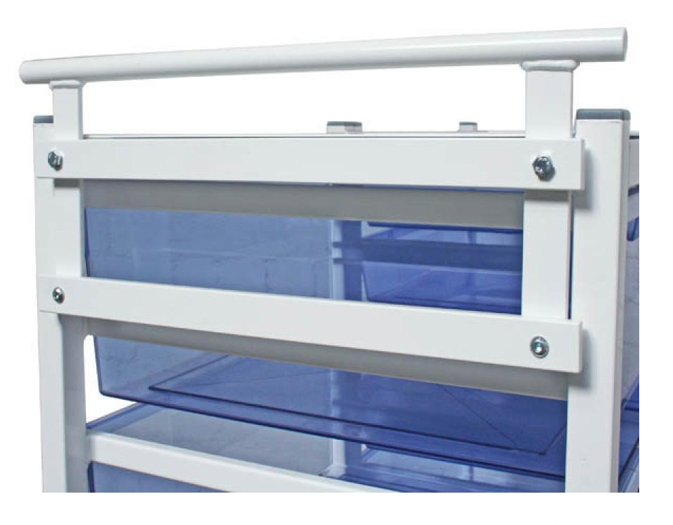Medi-Storage Trolley Handle and Accessory Rail - TRAC01